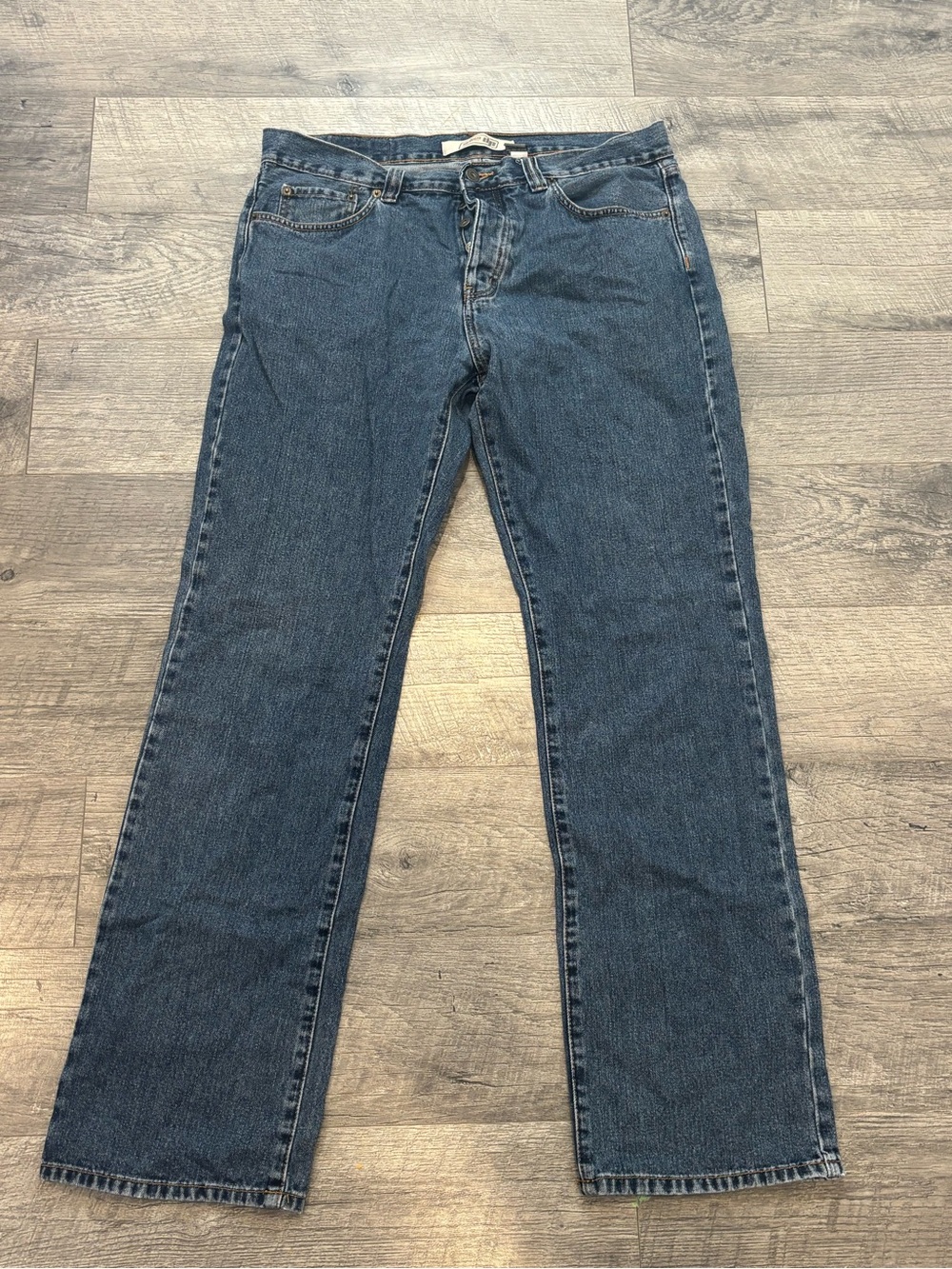 Urban up Men’s Blue Denim Jeans Size 36 Dark Wash Straight 5-Pocket 100 cotton